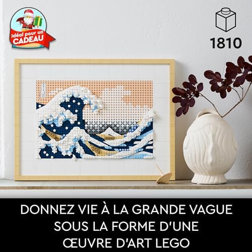 Vue 2 de Lego Art Hokusai La