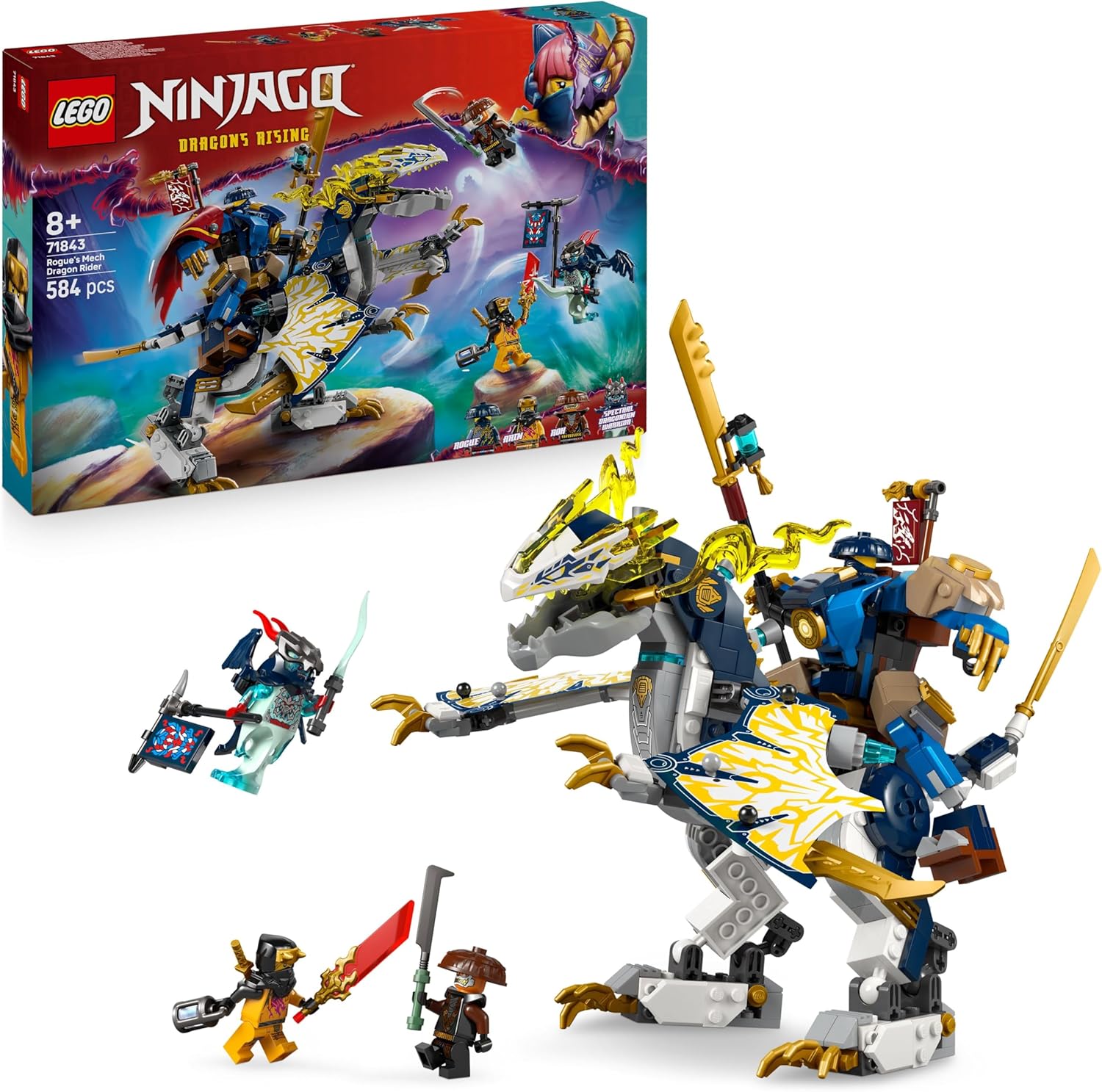 Vue 7 de Lego Ninjago Le Dragon