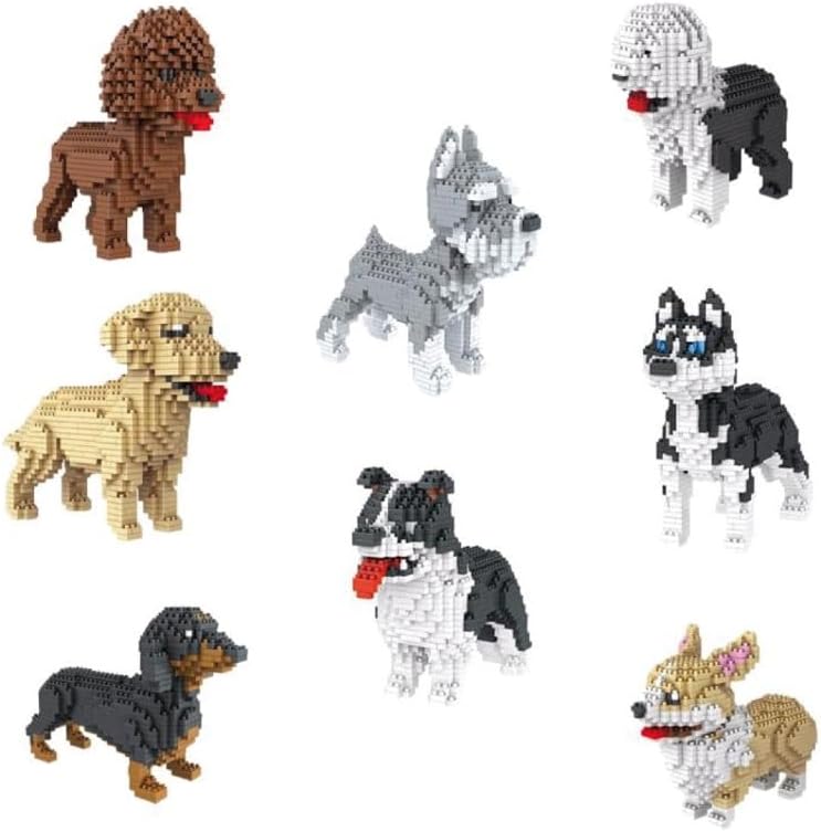 Vue 5 de Atomic Building Chien Husky