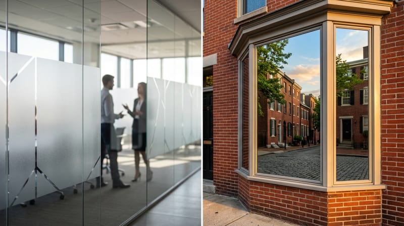 Privacy Film - Office Partition