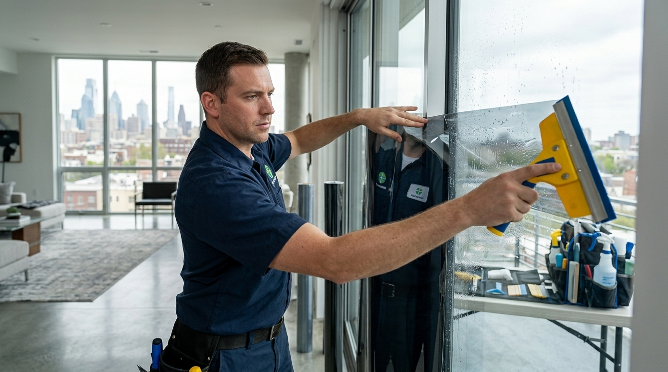Expert installation - applying window film