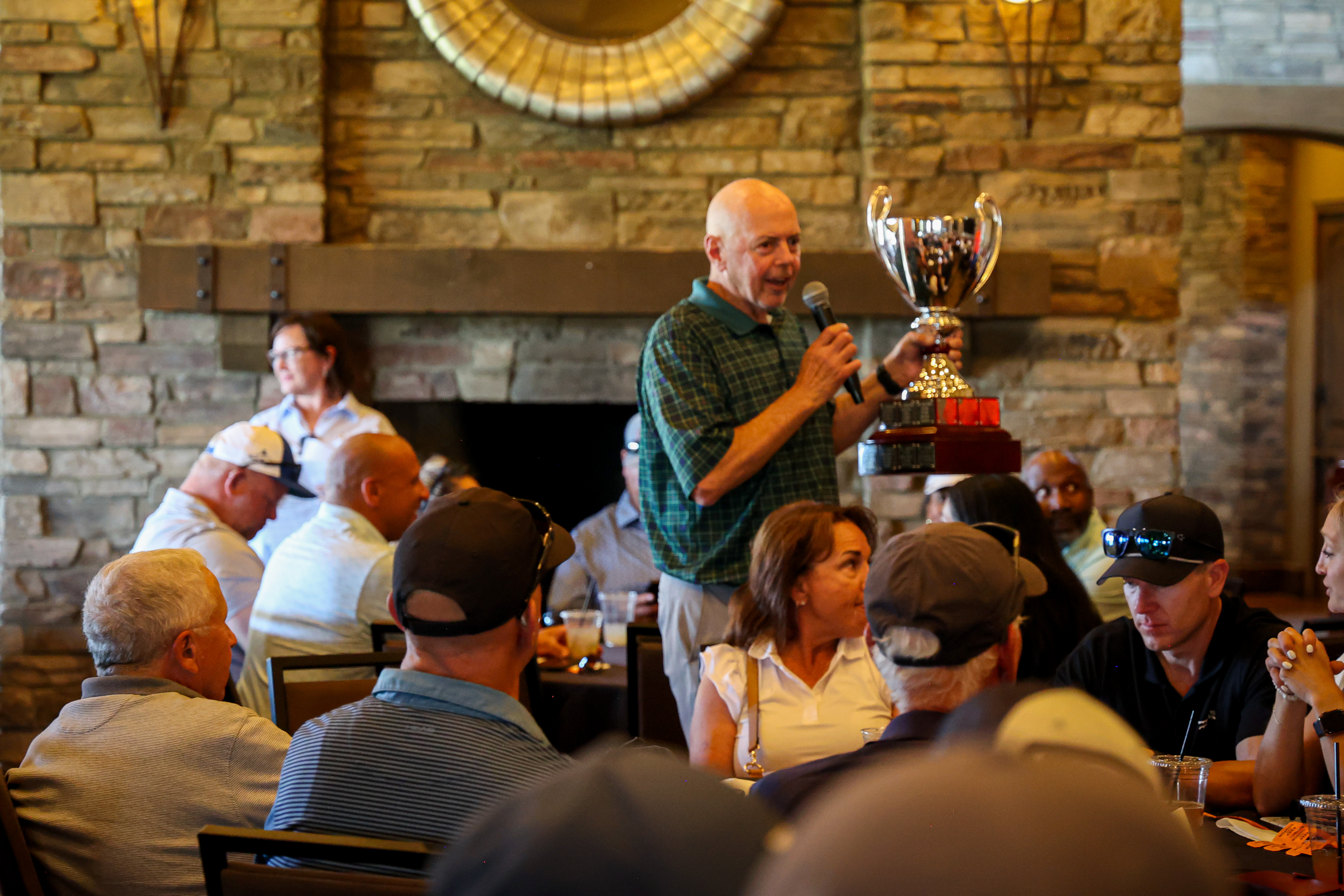 Golfers gathered at the annual Cure SMA Rocky Mountain Golf Outing at The Club at Pradera in Colorado