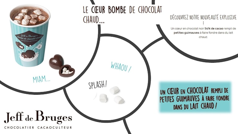 La Bombe de Chocolat Chaud par Jeff de Bruges