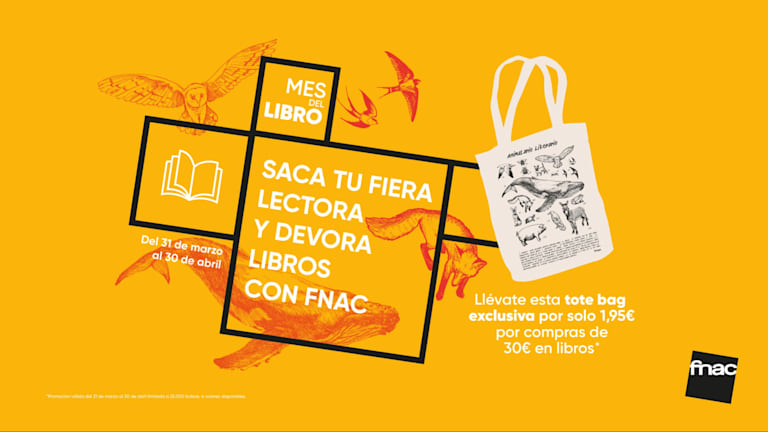 ¡Llega el mes del Libro a Fnac con esta super promo!