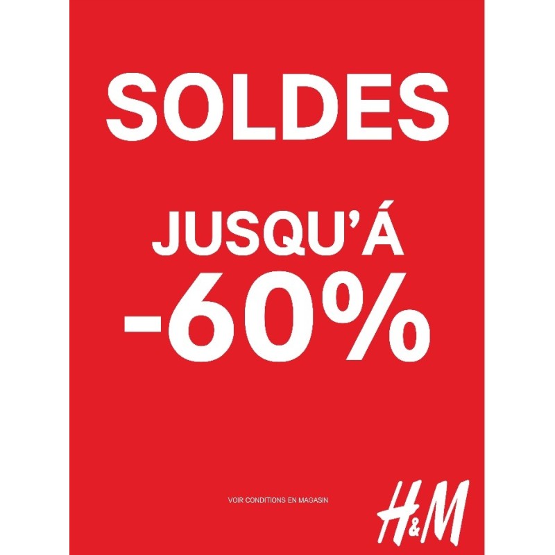 OFFRE SOLDES H&M centre commercial La Feuilleraie