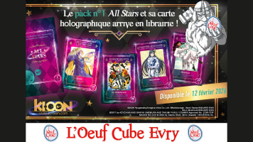 Profitez de l'offre pack N°1 All Stars Ki-oon à L'Oeuf Cube Evry