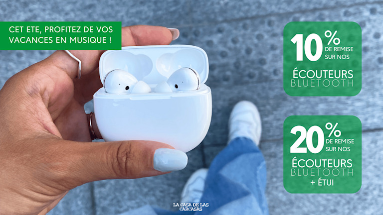 Remise sur nos écouteurs Bluetooth !