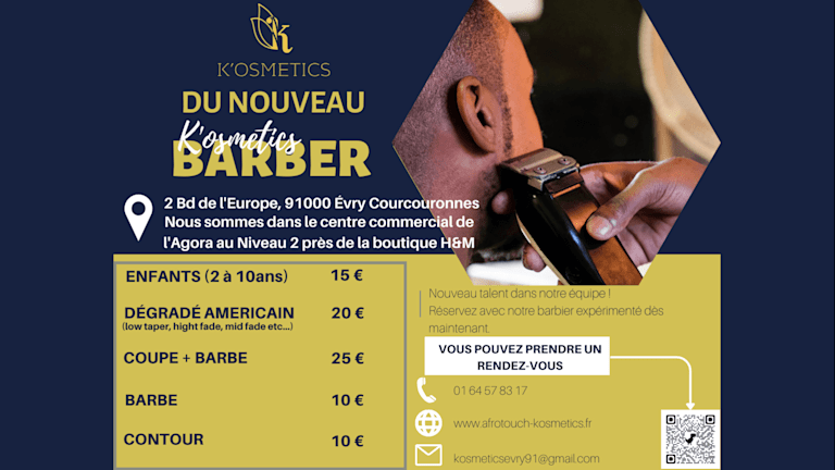Communication pour le barber