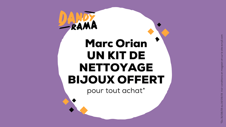 Un kit de nettoyage bijoux offert pour tout achat*