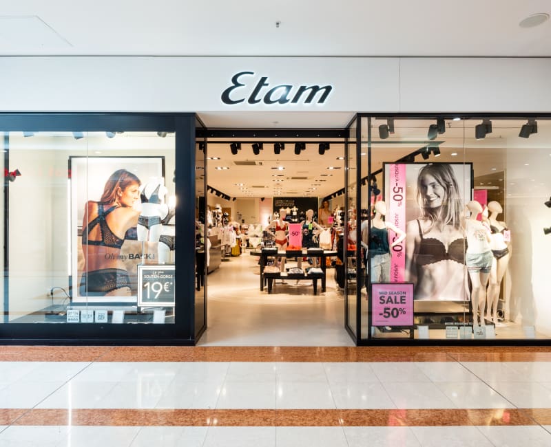 etam lingerie commerce