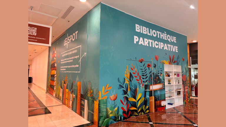 Une bibliothèque partagée au Spot !