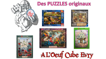 Des puzzles originaux à L'Oeuf Cube Evry