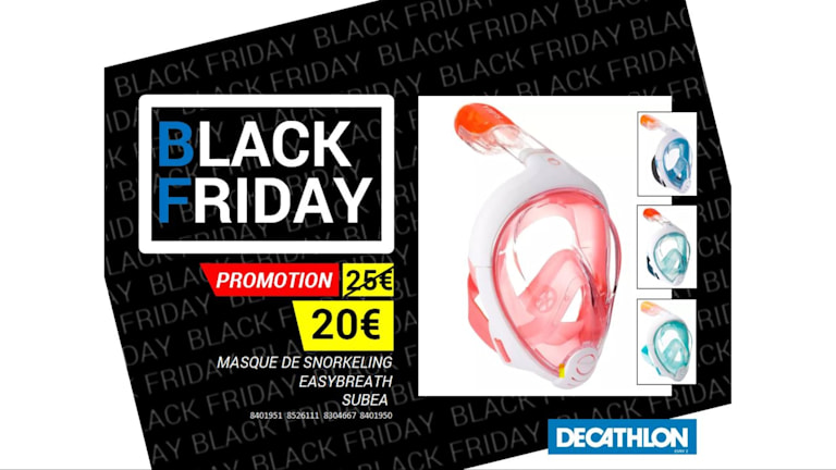 MASQUE DE SNORKELING EN SURFACE EASYBREATH