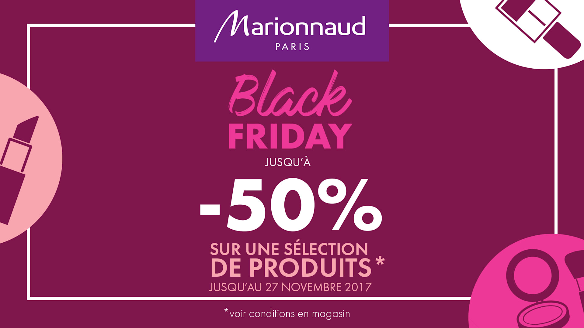 Régional Marionnaud Black Commercial FridayCentre Evry2 oBexdC