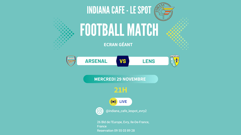 Match foot Arsenal vs Lens
