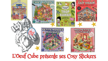 Découvrez les Cosy Stickers de L'Oeuf Cube pour une rentrée loisirs créatifs