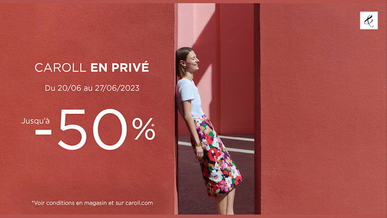 Caroll soldes privees outlet
