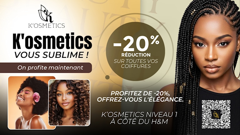 Chez K'osmetics, on vous sublime à prix réduit !