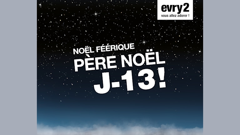 Le Père Noël Arrive à Evry2 !