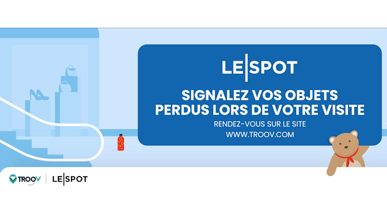 Troov arrive au Spot : ne perdez plus jamais vos objets  !