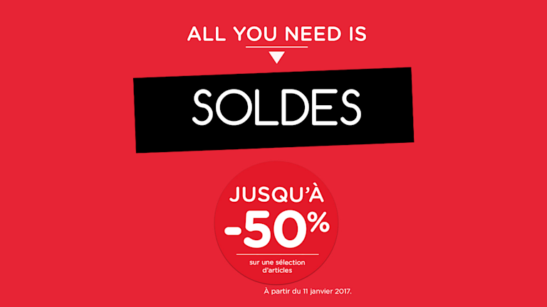 All you need is SOLDES !
