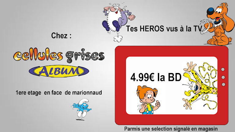Tes héros vus à la télé, en BD !