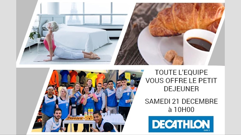 PETIT DEJEUNER OFFERT 21 DECEMBRE A 10H