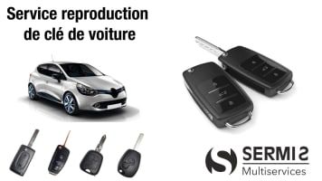 Clé de voiture centralisée
