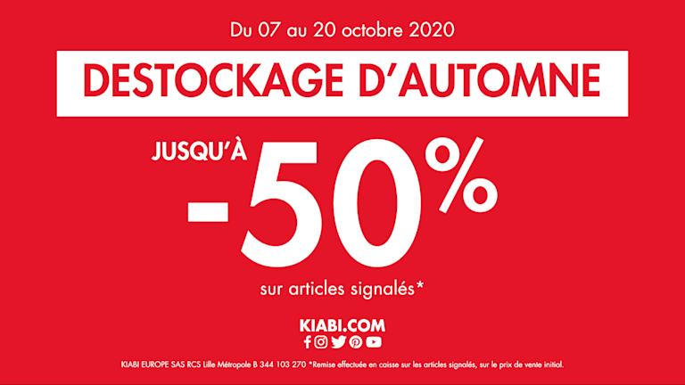 DESTOCKAGE D'AUTOMNE