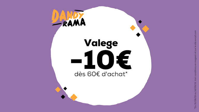 -10€ dès 60€ d'achat*
