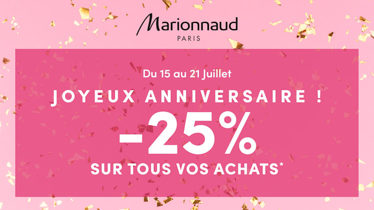 ANNIVERSAIRE MARIONNAUD EVRY