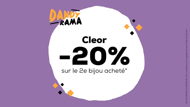 -20% sur le 2e bijou acheté*