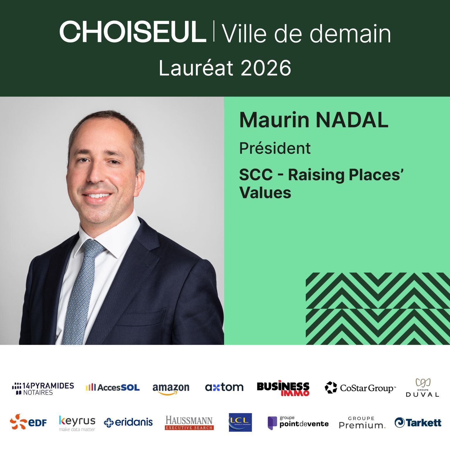 Maurin Nadal distingué pour la 3ᵉ année consécutive