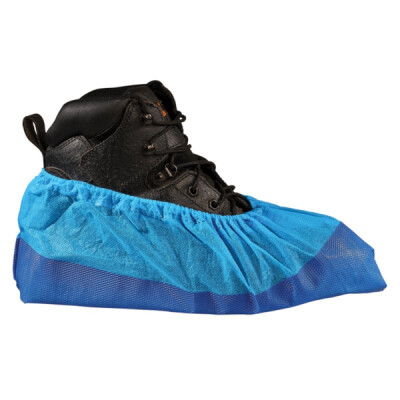 Supertouch CPE/PP Deluxe Overshoes Disposable - Blue - 400 Pieces