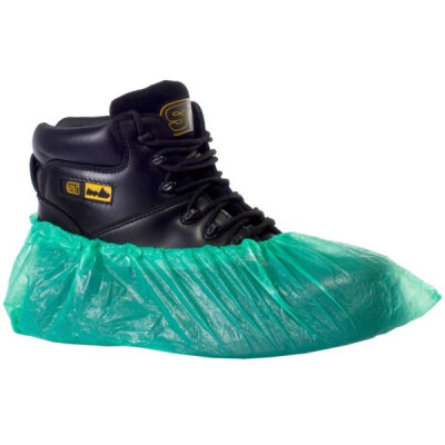 Supertouch Economy CPE Disposable Overshoes - 2000 Pieces - Green