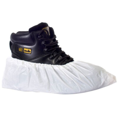 Supertouch Economy CPE Disposable Overshoes - 2000 Pieces - White