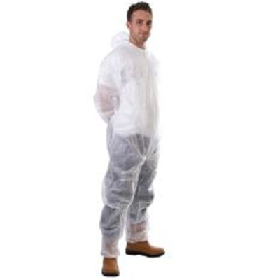 Supertouch PP Non-Woven Coverall - 50 Pieces - White