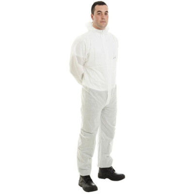 Supertouch Supertex Sms Disposable Coveralls - 50 Pieces - White