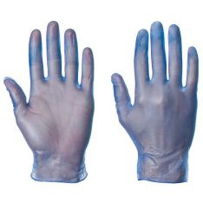Supertouch Powderfree Vinyl Work Gloves - Industrial - Blue - 1000 Pieces