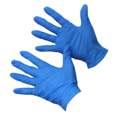Warrior G35 Nitrile Powder Free Work Gloves 1000 Case - Blue