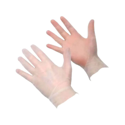 Warrior GSL Vinyl P/Free 1000 Case Work Gloves - Clear