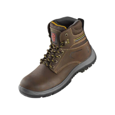Warrior Action Ankle Work Boots - Dark Brown