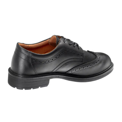 Warrior Brogue Work Shoes - Black