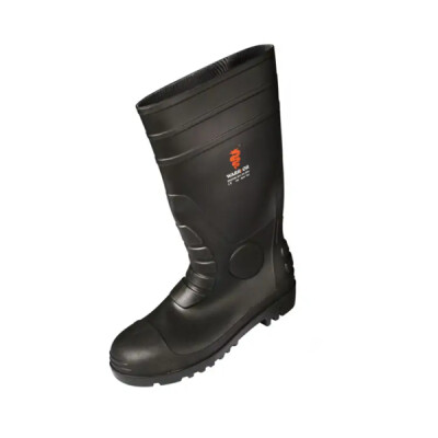 Warrior Safe Toe/Mid Work Wellingtons - Black