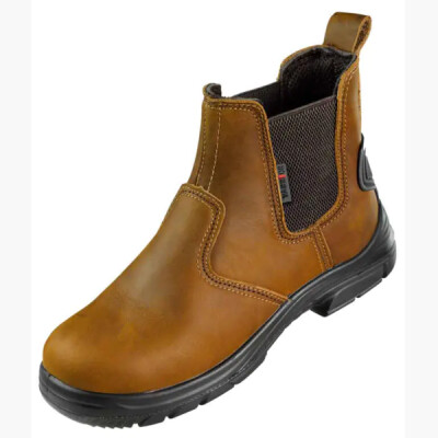 Warrior Waxy Brown Dealer Work Boots - Black