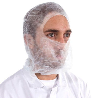 Supertouch Balaclava Hood Economy - White