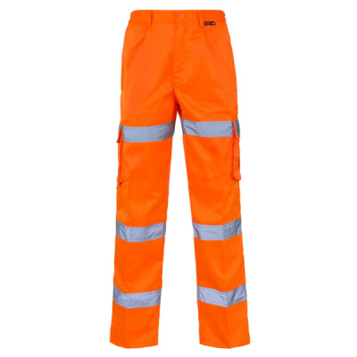 Supertouch Hi Vis Band Combat Trouser - Long - Orange