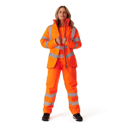 Supertouch Hi Vis Kamela Padded Jacket - Orange