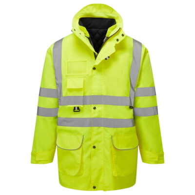 Supertouch Hi Vis Parka - Yellow