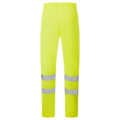 Supertouch Hi Vis Trousers - Ankle Band - Yellow